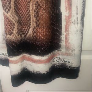 Roberto Cavalli Large 100% Silk Scarf/Shawl Chic